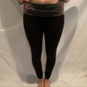 Pink galaxy leggings